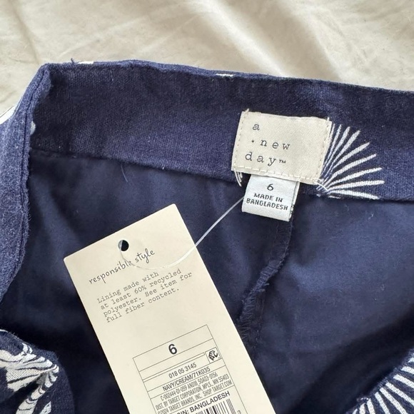 Seashell Print Linen-Blend Skort from A New Day™ - NWT - Picture 7 of 13